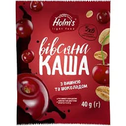 Каша овсяная Holm's light food с вишней и шоколадом 40 г
