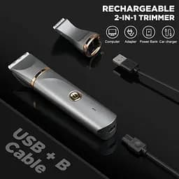 Тример для волосся AREYZIN USB-перезаряджуваний - мініатюра 5