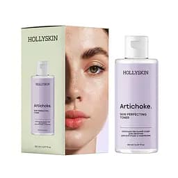 Охлаждающий тонер для лица HOLLYSKIN Artichoke Skin Rerfecting для борьбы с отеками 150 мл