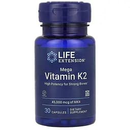 Витамин К2 Life Extension 45 мг 30 капсул