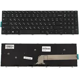 Клавіатура для ноутбука DELL (Inspiron: 3541, 3542, 3543, 5542, 5545, 5547) ukr, black