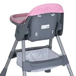 Стільчик для годування M 5722 Lilac до 20 кг, складаний, 5-ти точковий, екошкіра - мініатюра 2
