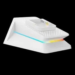 Миша бездротова RAPOO VT7+P5 Charging Dock White