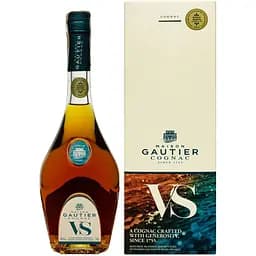Коньяк Gautier VS 40% 0.7 л в подарочной упаковке