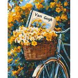 Картина за номерами на підрамнику Brushme Велосипед Ван Гога