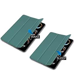 Чохол-книжка BeCover Smart Case для Apple iPad Pro 13" M4 2024 Dark Green (711645) - мініатюра 4