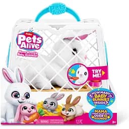 Інтерактивний ігровий набір Pets & Robo Alive серії "Mama & Baby Surprise" S1 Мама кролиця з сюрпризом (9554) - мініатюра 2