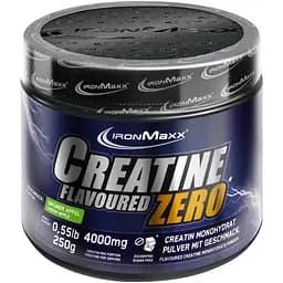 Креатин IronMaxx Creatine Flavoured Zero Зелене яблуко 250 г