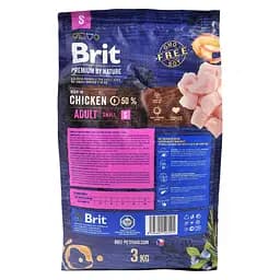 Сухий корм для собак дрібних порід Brit Premium Dog Adult S з куркою 3 кг - мініатюра 3