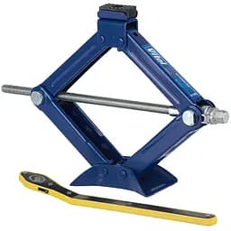 Домкрат гвинтовий ромбовидний Vitol з тріскачкою 1.5т 104-390 мм 2.7 кг (DB-T10105B)