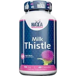 Екстракт Розторопші (Сілімірін) Haya Labs Milk Thistle 100 мг 60 капсул