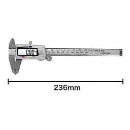 Штангенциркуль Digital Caliper металевий цифровий з екраном 0-150 мм у футлярі  - мініатюра 5
