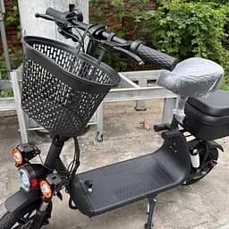 Електросамокат EVOBIKE Zen U12 MAX 2025 року чорний | електросамокат з трьома фарами, корзинкою та багажником (модель 2025) - мініатюра 7