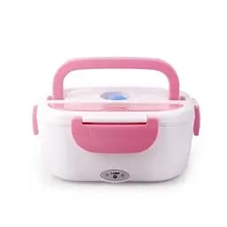Ланчбокс з підігрівом їжі 220 V, Electric lunch box, ланч-бокс Рожевий