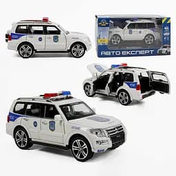 Машина Авто Эксперт "Полиция" масштаб 1:32, свет, звук, инерция, открываются двери, багажник, капот 51282