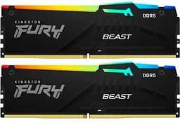 Модуль пам'яті Kingston Fury DDR5 16GB (2x8) 5600MHz Beast RGB EXPO (KF556C36BBEAK2-16)