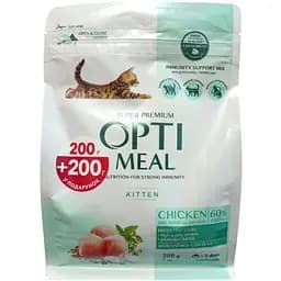 Сухой корм для котят Optimeal Chicken с курицей 400 г (B1863001)