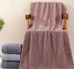 Махрові банні рушники 70x140 см - великий сімейний набір 8 шт. D-214-96 м'яка махра різні кольори для ванни та душу