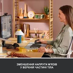 Бездротова миша Logitech Lift Vertical Ergonomic Mous Wireless/Bluetooth Graphite (910-006473) - мініатюра 5