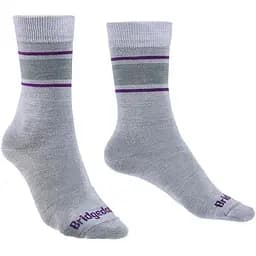 Носки Bridgedale Liner Everyday Merino Performance Grey/Purple S (1053-710027.065.S)