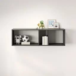 Полиця настінна MebelStar Лілу 110x27x34 см Антрацит (MBS-1362)