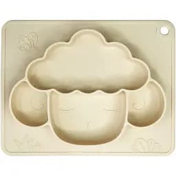 Силиконовая тарелка-коврик Mega Zayka Баранчик MGZ-0125 (Beige)