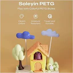 Пластик для 3D-принтера Creality Soleyin PETG 1.75 мм, 1 кг, green fern (3301030162)