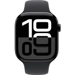 Смарт-годинник Apple Watch Series 10 GPS 46mm Jet Black Aluminum Case with Black Sport Band S/M MWWP3 - мініатюра 1