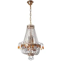 Люстра підвісна Brille кришталева E14 40W G (BCL-373S/5)