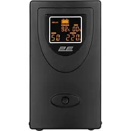 Джерело безперебійного живлення 2E DD2000, 2000VA/1200W, LCD, USB, 2xSchuko - мініатюра 2