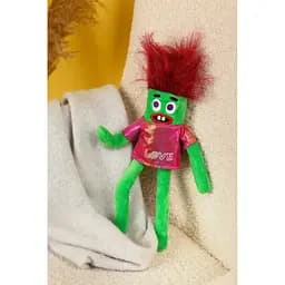 Мягкая игрушка с однотонными волосами «сосиска» 40 см K6004 Зеленый (2000989511946)