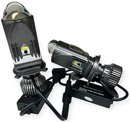 Комплект світлодіодних ламп з лінзами Guarand X1 H4 50w 12-24v - мініатюра 5