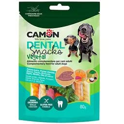 Ласощі для собак Camon Dental Snak Mix вузлова кістка з солодкої картоплі 80 г