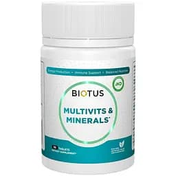 Витаминно-минеральный комплекс Biotus Multivits & Minerals 30 таблеток