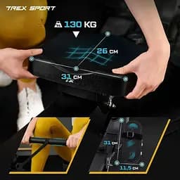 Гребний тренажер Trex Sport TX-580RM Rein чорний - мініатюра 6