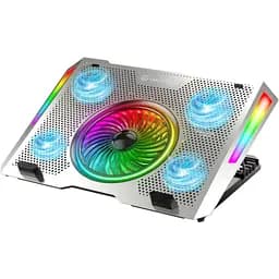 Охолоджувальна підставка для ноутбука до 18 дюймів GamePro GPCP-1270 RGB 2xUSB 5xfans