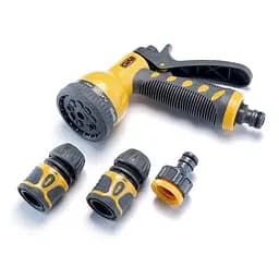 Набор для полива Premium Pro пистолет-распылитель 9 режимов/коннектора 1/2" адаптер 1/2"+3/4" 30412