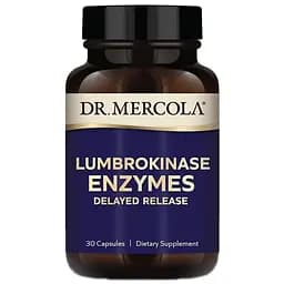 Пробіотики і пребіотики Dr. Mercola Lumbrokinase Enzymes 30 капсул