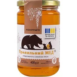 Мед Правильний мед Різнотрав'я, 400 г (894387)