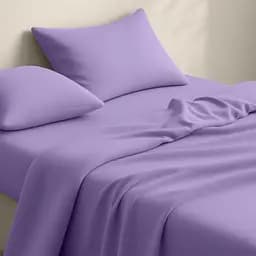 Простирадло Cosas на резинці фланель 90х190х25 lavender, лаванда (Flannel_25Lavender_90x190x25) - мініатюра 5