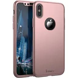 Чохол-накладка iPaky 360 PC Full Protection Case Apple iPhone X Rose Gold