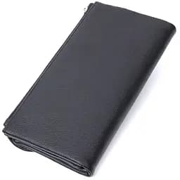 Жіноче портмоне з блоком для карт з натуральної шкіри ST Leather 22698 чорне - мініатюра 2