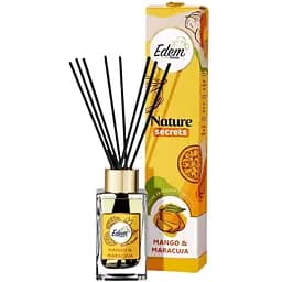 Аромадиффузор с палочками Edem Home Nature Secrets Mango & Maracuja 90 мл