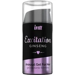 Возбуждающий гель Intt Excitation 15 мл с экстрактом женьшеня, с эффектом вибрации