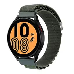 Ремінець для Samsung Galaxy Watch Active 2 40mm44mm - темно-зелений Watchbands NormalCloth Wave ширина кріплення 20мм нейлоновий (W26-0WB33232125) - мініатюра 3