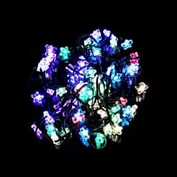 Гирлянда Звезды 66 LED 10 м WW5267 Разноцветный (NY)