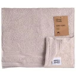 Рушник махровий Ardesto SuperSoft бавовна 50х30 см бежевий (ART2230NS)