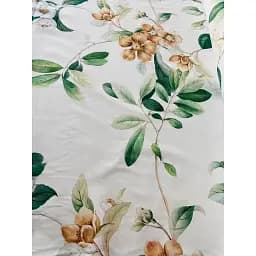 Комплект Ранер 170х30 см + серветки 30х40 см 4 шт водовідштовхувальний з 3D принтом Яблуневий цвіт білий