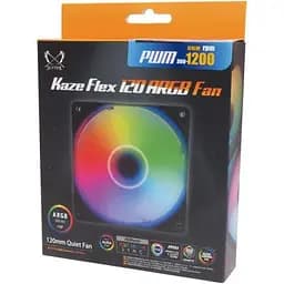 Кулер до корпусу Scythe Kaze Flex 120 mm ARGB PWM (KF1225FD18AR-P) - мініатюра 6
