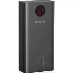 АКБ внешний портативный Romoss PEA40 40000mAh 18W (PEA40-112-2A45) черный